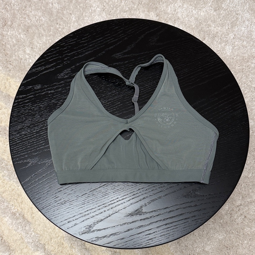 Gymshark Legacy T-back Green Sports Bra